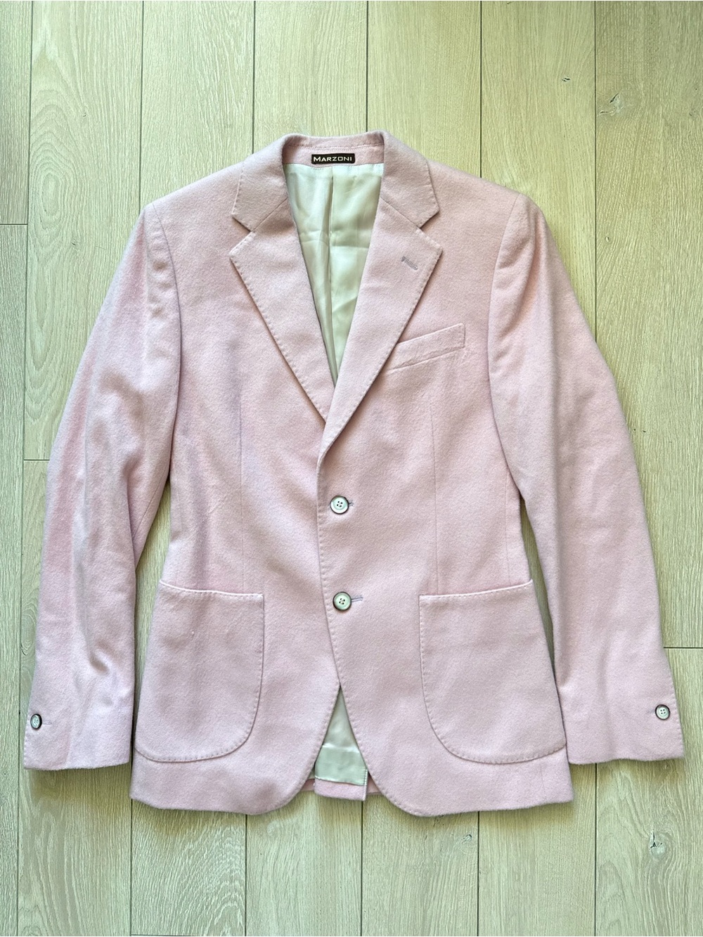 Marzoni Made in Italy Light Pink Blazer Women’s EU Size 38/ US 6/ Small